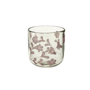 Rosalie Etched Lilac Vase