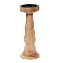 Load image into Gallery viewer, Wooden Pillar Candle Holder

