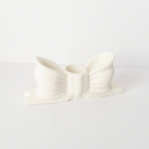 Bow Candlestick Holder