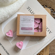Load image into Gallery viewer, Blush Heart Tealight Candle Set | Valentine's | Mom Gifts
