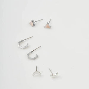 Gabby Stud Trio (Assorted)