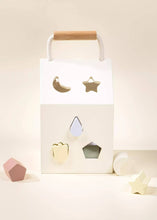 Load image into Gallery viewer, Wooden Shapes Sorting House
