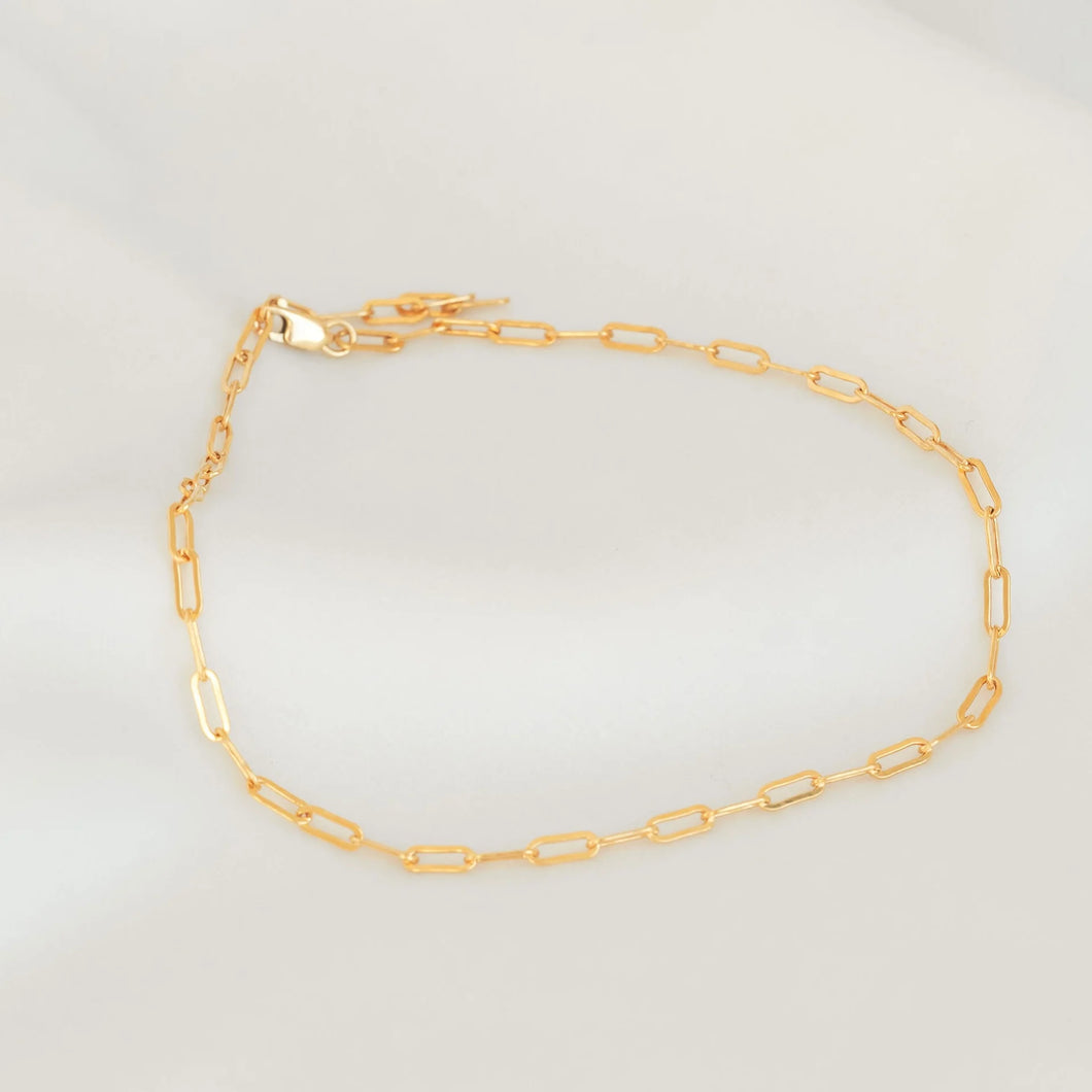 Paper Clip Anklet