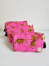 Load image into Gallery viewer, Hot Leopard Make Up Bag Assorted Sizes
