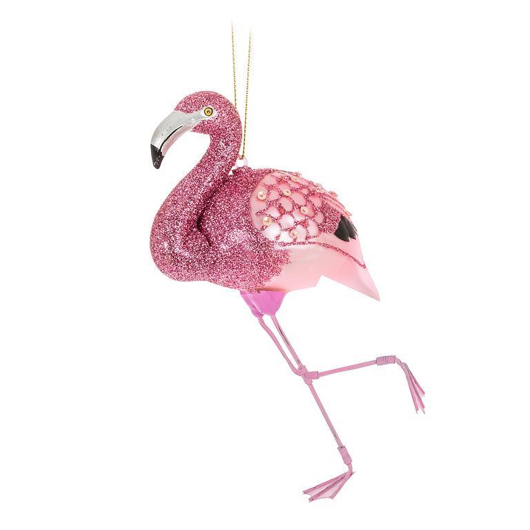 Pink Flamingo Ornament