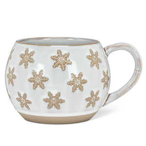 Snowflake Ball Mug & Oval Platter