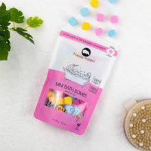 Load image into Gallery viewer, Unicorn Poop - Mini Bath Bombs- Gift Bag
