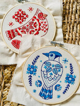 Load image into Gallery viewer, Blue Jay Complete Embroidery Kit
