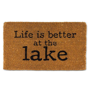 Life is Better at the Lake Mat
