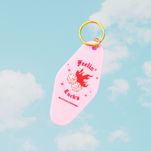 Load image into Gallery viewer, Feelin' Lucky Motel Tag Keychain

