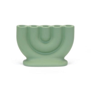 5 Taper Green Candle Holder