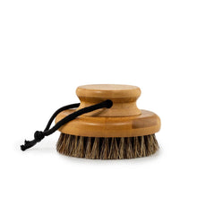 Load image into Gallery viewer, Round dry body brush with string
