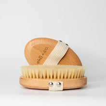 Load image into Gallery viewer, Vegan exfoliating dry body brush - dry brushing skin
