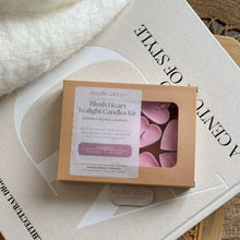 Load image into Gallery viewer, Blush Heart Tealight Candle Set | Valentine's | Mom Gifts
