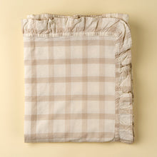 Load image into Gallery viewer, Beige Ruffle Table Cloth
