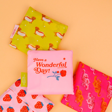 Load image into Gallery viewer, Have a Wonderful Day Foldable Nylon Tote
