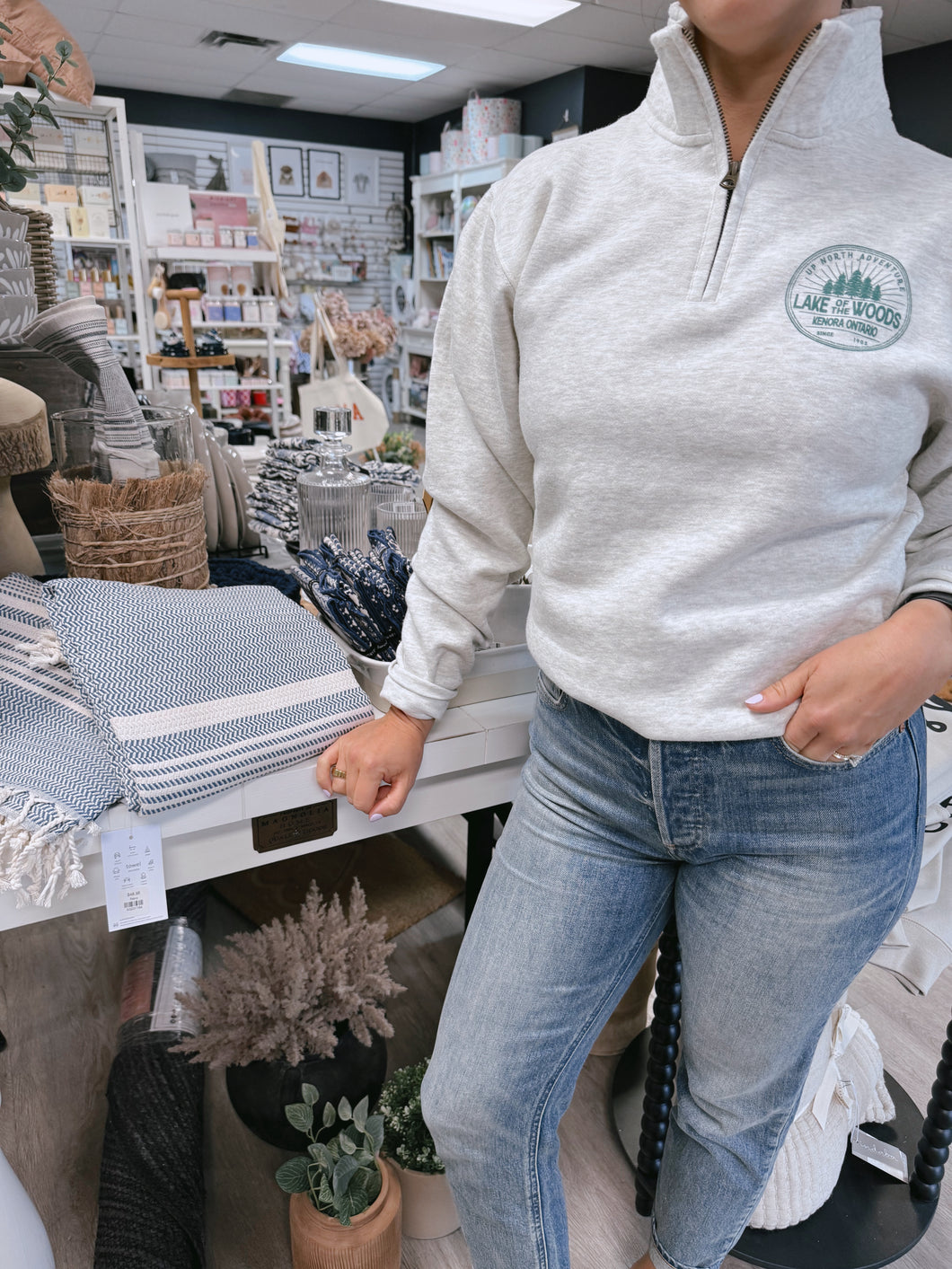 LOTW 1/4 Zip Sweatshirt