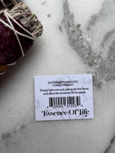 Load image into Gallery viewer, Forest-friendly Rose Petals &amp; White Sage smudge
