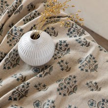 Load image into Gallery viewer, Salvia Block Print Table Cloth
