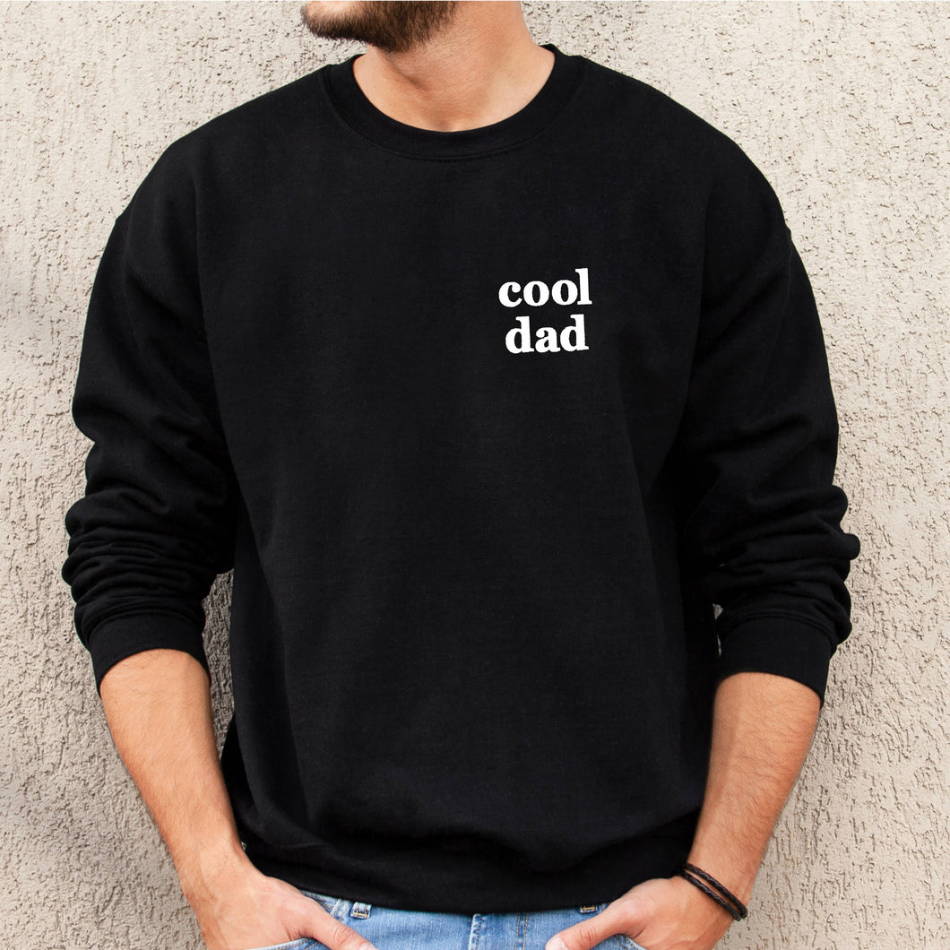 EMBROIDERED Sweatshirt Cool Dad Fathers Day Gifts for Dad: Sports Grey / 2XL