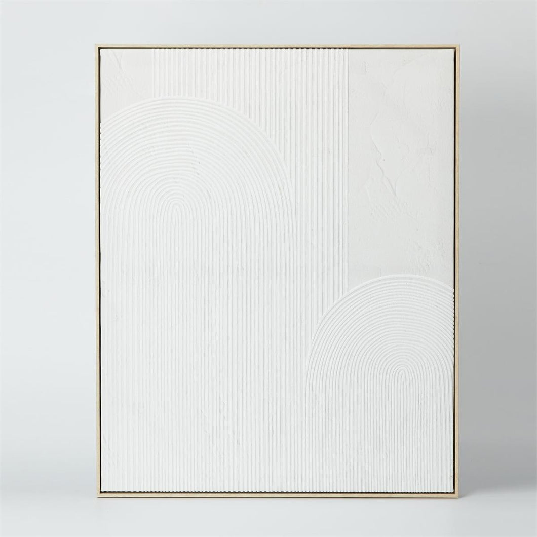 Abstract White Wall Art