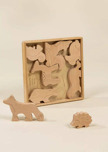 Wooden Balance Puzzle - Forest (8 pcs)