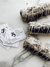 Load image into Gallery viewer, Forest-friendly Palo santo, Lavender and White Sage smudge
