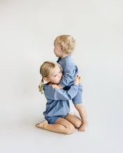 Load image into Gallery viewer, Baby &amp; Kids Biker Shorts Set | Blue
