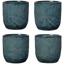 Load image into Gallery viewer, Riviera Teal  Blue Cups S/4
