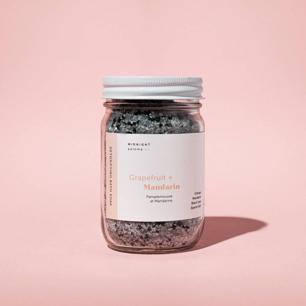 Grapefruit + Mandarin Detoxifying Bath Soak - 4 oz