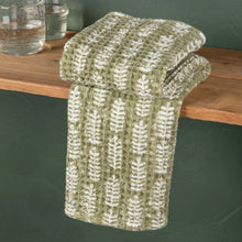 Load image into Gallery viewer, Fern Waffle Print Tea Towel

