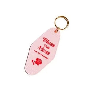 Bless This Mess Keychain