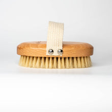 Load image into Gallery viewer, Vegan exfoliating dry body brush - dry brushing skin
