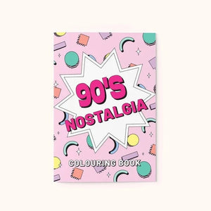 90's Nostalgia Colouring Book