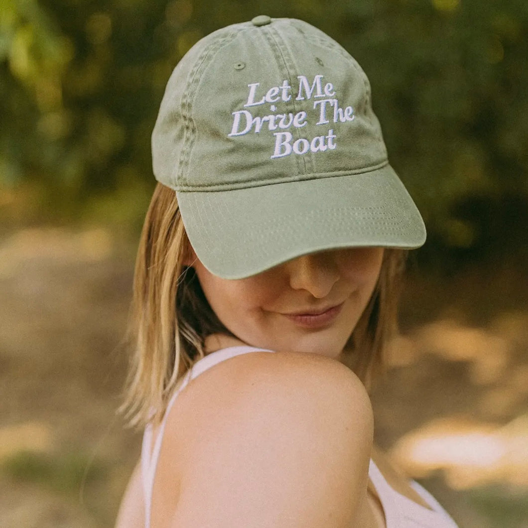 Let Me Drive Boat Hat