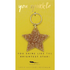 Glitter Key Chains (Assorted Shapes)