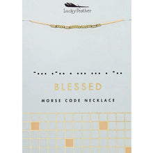 Load image into Gallery viewer, Morse Code Necklace
