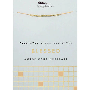 Morse Code Necklace