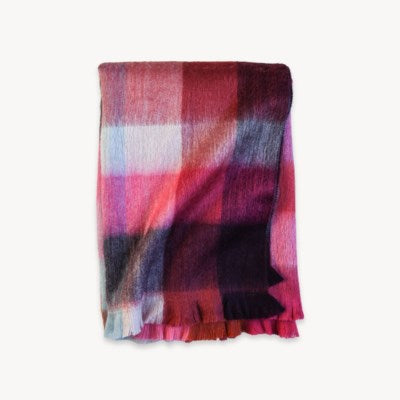 Pink Hot Check Blanket