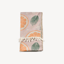 Load image into Gallery viewer, Orange and Leaf Towel
