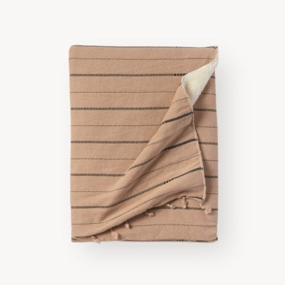 Fleece Lined Throw Irena Clove