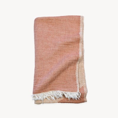 Throw Modern Beige Rust