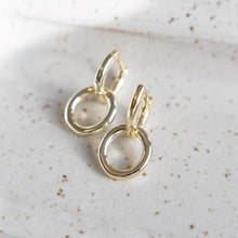 Load image into Gallery viewer, Tandem Silver Hoops
