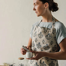 Load image into Gallery viewer, Salvia Block Print Apron
