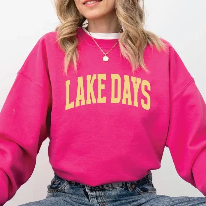 Lake Days Crew Sweater