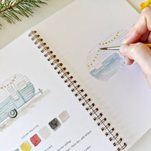 Load image into Gallery viewer, Camping Watercolor Workbook is
