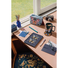 Load image into Gallery viewer, Lt Blue Velvet Butterfly Pouch
