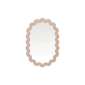 Cream Scalloped Wall Mirror
