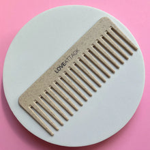 Load image into Gallery viewer, Wheat Straw + Silicone Wide Tooth Detangling Brush
