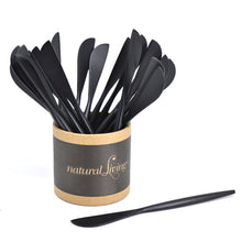 Load image into Gallery viewer, Small Matte Black Spreaders, Spoons &amp; Forks
